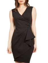 Blooming Jelly Black Package Hip Deep V Neck Dress Ruched Office Dress 2017 Women Dress