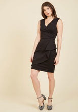 Blooming Jelly Black Package Hip Deep V Neck Dress Ruched Office Dress 2017 Women Dress