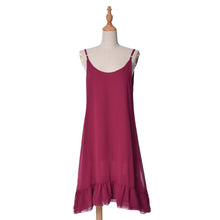 Blooming Jelly Chiffon Mini Short Dress Spagetti Strap Dress A-Line Sexy Loose Summer Dress 2017 Summer Fashion Dresses