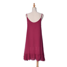 Blooming Jelly Chiffon Mini Short Dress Spagetti Strap Dress A-Line Sexy Loose Summer Dress 2017 Summer Fashion Dresses