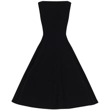 Blooming Jelly Lace Patchwork Swing Dress O-Neck Black Sleeveless Dress Fit and Flare Summer Dresses 2017