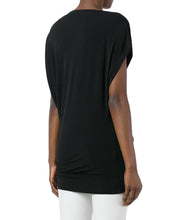 Blooming Jelly Ruched Wrap Hip Shirt Slash Neck Black Shirt Fashion Long Women Skinny Summer Blouses 2017