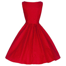 Blooming Jelly Single-breasted Tunic Dress Red Polka Dot Belted Swing Dress Elegant Vintage Dresses 2017