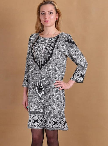 Boho Print Summer Dress Plus Size Women Dress Casual Dresses Women Clothing Summer Style Vestidos Vestido 2015 Geometric Robe