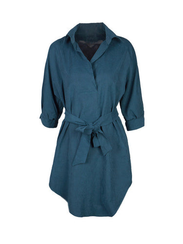 Bow Wrap Dress With Belt Front Bowknot Fashion Mini Short Dress Office Ladies Smart Casual Women Summer Dress 2016 Elegant