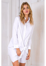 Button Up Sheer Shirt Dress Sexy Front Bowknot Fashion Summer Lady Dress Big Bow Women Shirt Dress 2016 New Arrival High Quality