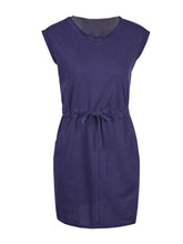 Cap Sleeve Simple Tunic Dress With Belt Casual Summer Dress Basic Work Office Women New Fahsion 2017 Solid Slim Bodycon Ladies