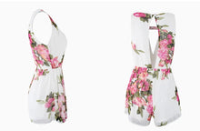 Casual Bodysuit Women Top Fashion Playsuit Onesie Combinaison Rompers Womens Jumpsuit Flower Female Elegant White Jumpsuit