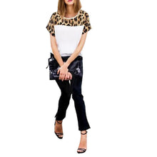 Casual Chiffon Blouse Women Leopard Plus Size Women Clothing Blusas Femininas 2015 White Shirt Roupas Femininas Women Tops