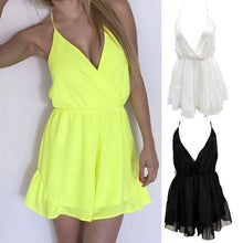 Casual Sexy V Neck Strappy Bodysuit Rompers Jumpsuit Women Female Macacao Backless Feminino Macaquinhos