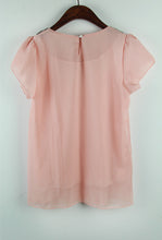 Casual Summer Chiffon Loose Blouse Camisas Femininas Pullover Beading Beads Shirt Women Plus Size Ladies Tops 3XL Summer Style