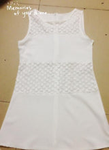 Casual Summer Style Summer Dress 2015 White Women Dress Lace Beach Dresses Sleeveless Women Clothing Vestido Vestidos Robe