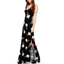 Chiffon Long Dress Vintage Women Maxi Dress Vestidos Longos Black Summer Dress Vestido Longo Robe Ropa Mujer Vetement Femme