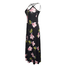 Chiffon Long Dress Vintage Women Maxi Dress Vestidos Longos Black Summer Dress Vestido Longo Robe Ropa Mujer Vetement Femme