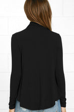 Choker V-Neck Ruched Black Full Sleeve Solid Blouse Women Fashion New Tops High And Low Casual Autumn Shirt Fall Blouse