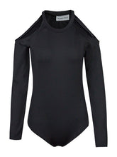 Cold Shoulder Womens Long Sleeve Bodysuit Bodycon Bodysuit For Women Bodysuit Jumpsuit Romper 2016 Romper New Arrival