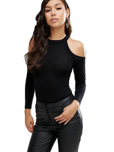 Cold Shoulder Womens Long Sleeve Bodysuit Bodycon Bodysuit For Women Bodysuit Jumpsuit Romper 2016 Romper New Arrival
