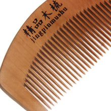 Cool! 100% brand new and high quality Natural Health Peach Wooden Mahogany Comb Present Comb No electrostatic Anne