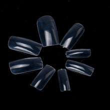 Cool! 100Pcs Acrylic False Fake Nail Art Fingernail Full French Style Easy to apply and hold with nail glue Anne