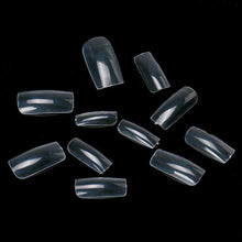 Cool! 100Pcs Acrylic False Fake Nail Art Fingernail Full French Style Easy to apply and hold with nail glue Anne