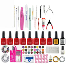 Cool! Acrylic Nail Art Tips Powder Liquid Brush Glitter Clipper Primer File Set Kit 100% Brand new in retail package Anne