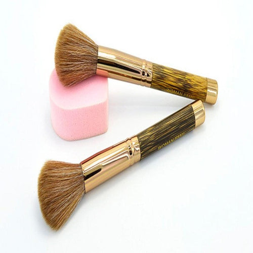 Cool! Cosmetic Makeup Brush Wood + Aluminium Tube + Imported Fiber + Horse Hair Material Anne