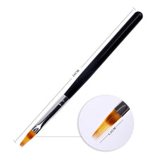 Cool! DIY Handle UV Gel Nail Art Tip Care Pen Brush Manicure Tool Nylon Hair material 100% new and high quality Anne