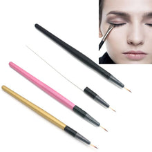 Cool! Eyeliner Brush Makeup Brush Eyeliner Cosmetic Makeup Tool wooden handle +advanced aluminum tube + fiber Material pincel