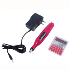Cool! Fast Nail Art Drill KIT Electric FILE Buffer Bits Acrylic Portable Salon Machine 2017 HOT New Arrival Anne