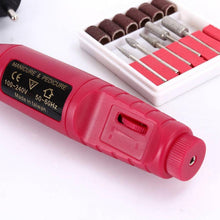 Cool! Fast Nail Art Drill KIT Electric FILE Buffer Bits Acrylic Portable Salon Machine 2017 HOT New Arrival Anne