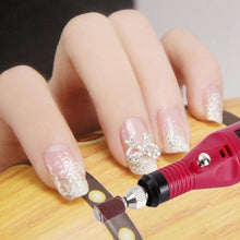 Cool! Fast Nail Art Drill KIT Electric FILE Buffer Bits Acrylic Portable Salon Machine 2017 HOT New Arrival Anne