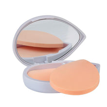 Cool! Heart Shape Latex Puff Powder Foundation Puff Makeup Mirror and Puff Set esponja de maquiagem 2017 Anne