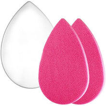 Cool! Heart Shape Latex Puff Powder Foundation Puff Makeup Mirror and Puff Set esponja de maquiagem 2017 Anne