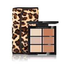 Cool! can last for all day long 6-Color Concealer +12 Leopard Grain Makeup Brush Make-Up Combination Of Logs Anne