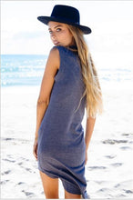 Cotton Side Ruched Bowknot Sleeveless Women Casual Designed Mini Blue Dress Girl Summer Women Dresses New Arrivals 2016