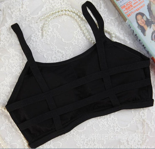 Cropped Bralette Bralette Sexy Women's Padded Bra Cage Bustier Bra Vest Crop Top Bralette Blouse