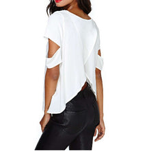 Cut Out White Women Blouse Short Sleeve Blouse Sexy Women Tops Camisas Roupas Femininas Blusas Femininas 2015