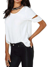 Cut Out White Women Blouse Short Sleeve Blouse Sexy Women Tops Camisas Roupas Femininas Blusas Femininas 2015