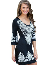 Dashiki Colorful Pattern Tribal Print Women Summer Dress V Neck Tunic Loose African Print 2017 Quality New Style Summer Dress