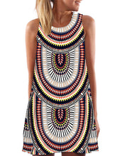 Dashiki Tribal Print Geometric Pattern Short Loose Mini Dress Summer Girl Women Dress Girl Dress High Quality 2016 Lady