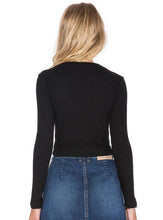 Deep V Neck Front Lace Up Sexy Club Plus Size Lace Up Top Midriff Cropped Top Long Sleeve Shirt Women Blouses New Fashion
