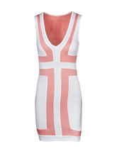 Deep V Neck Pattern Sexy Tank Midi Dress Party Club Summer New Arrivals 2016 Women Dresses High Quality Dress Women Clothing