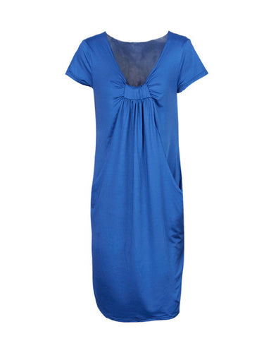 Deep V Neck Sexy Front Bowknot Ruched Women Summer Dress Bodycon Knee Ladies Office Work Dress Elegant Midi 2016 Plus Sizes