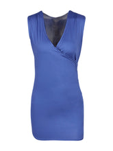 Deep V Neck Wrap Sleeveless Tank Long Shirt Casual Fashion Elegant Office Womens Blouses For Spring 2017 New Summer Ladies