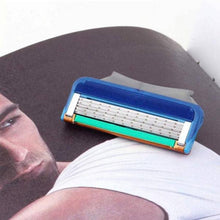 Discount !! 8pcs/lot good quality brand shaving razor with Alloy Set Refill Cartridges 5 layer Shaving Razor Blades Free Ship