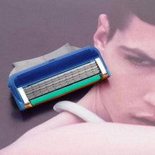 Discount !! 8pcs/lot good quality brand shaving razor with Alloy Set Refill Cartridges 5 layer Shaving Razor Blades Free Ship