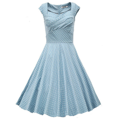 Dot Women Lolita Dress Women Clothing Skater Vestido Purple Blue Sleeveless Club Summer Dresses Summer Style Robe Vestidos