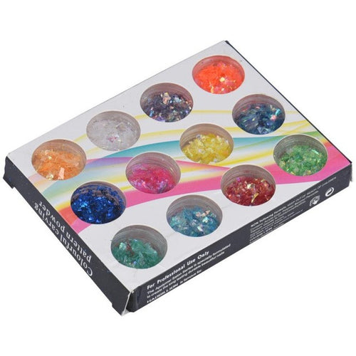Dropship 12 Pcs Mix Colors Acrylic Nail Art Decoration for Tips Clean the surface of your nails, brush the base polish Anne