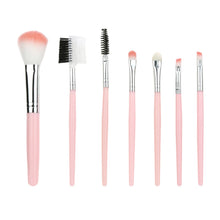 Dropship1 Set/7 PCS Wood Makeup Brush Makeup Cosmetic Tools Beauty Brushes brochas nylon fiber Material 2017 Anne
