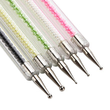 Easy to handle and operate Nylon Material 5 Pcs 2 way Acrylic UV Gel Nail Art Nail Art Brush Nail Dotting Pen Anne